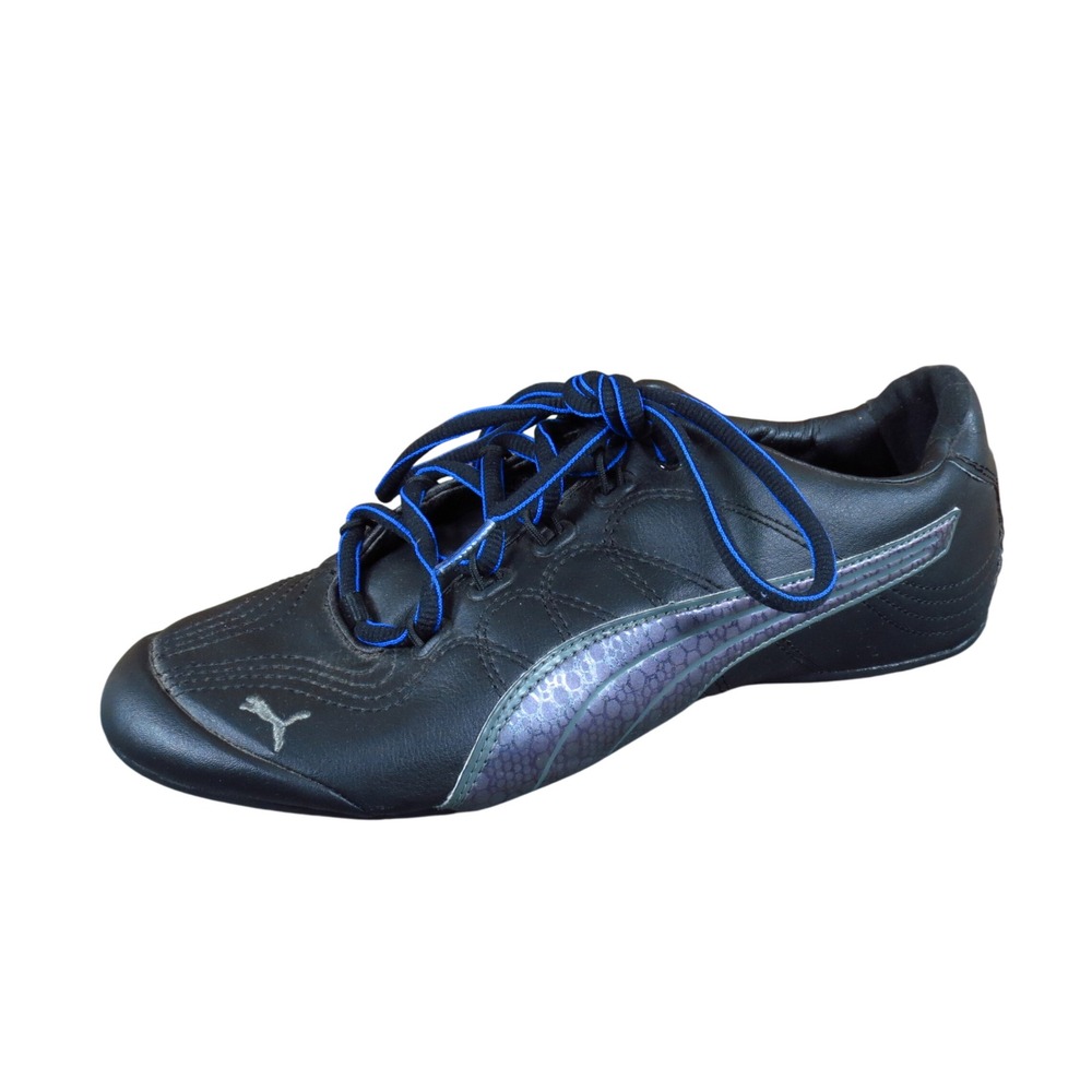 Puma Soleil FS Women Sneakers Size 7.5 Athletic Walking Black Iridescent Blue